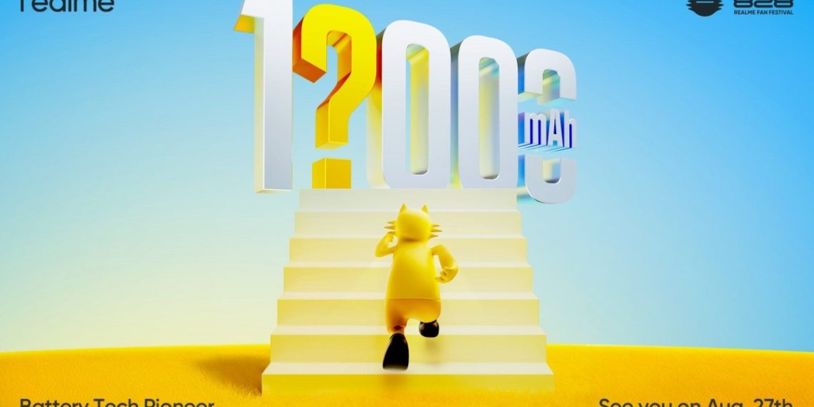 Realme to Introduce Phone with Larger than 10,000 mAh Battery on August 27
