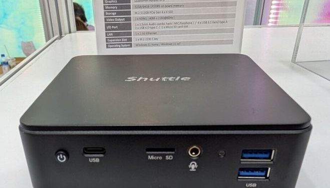 Shuttle Nano AI Mini PC G1: Snapdragon-Powered Desktop Innovation