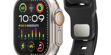 Promate SiliBand-DC | Durable Two-Toned Silicone Sporty Watch Band