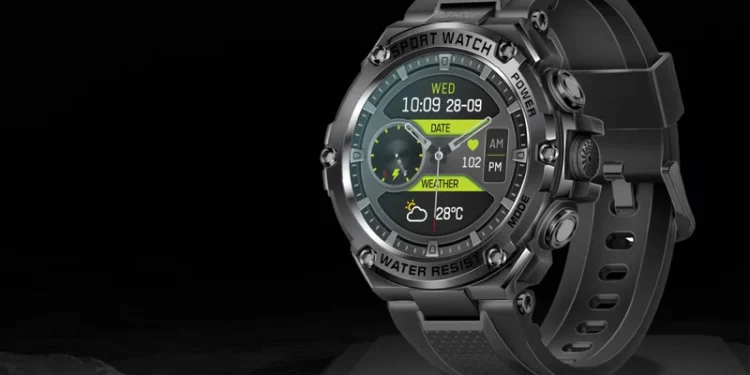 Promate XWatch-R19 | 1.53″ Round Fitness Tracker Smartwatch