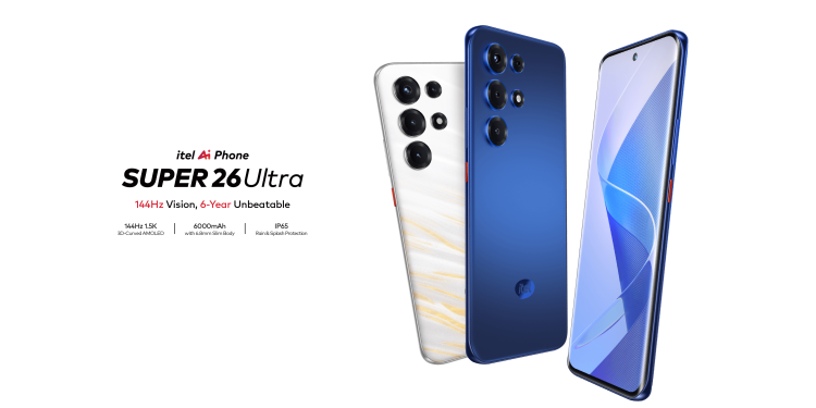 itel SUPER 26 Ultra Launches with Curved AMOLED Display