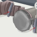 Close-up illustration of RV drain valves used to blow out water lines with air for winterizing the system.