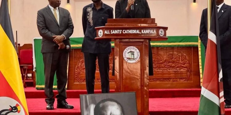 Governor Anyang’ Nyong’o and Rosemary Odinga Attend Memorial for Raila Odinga in Kampala