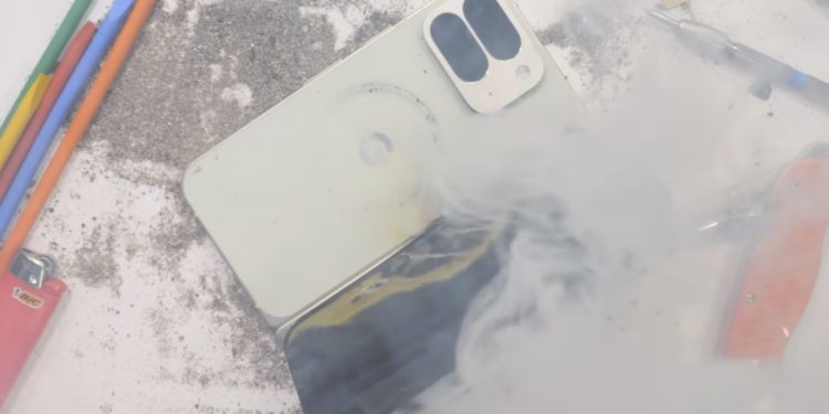 Google Pixel 10 Pro Fold Battery Explodes During Extreme Durability Test
