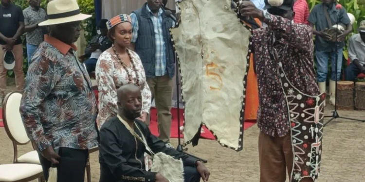 Raila Odinga Junior Installed as Head of the Odinga Family in Bondo