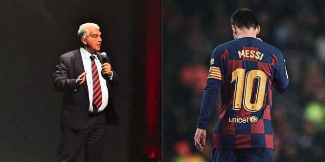 Joan Laporta: Messi’s Return to Barcelona Is “Not Realistic”