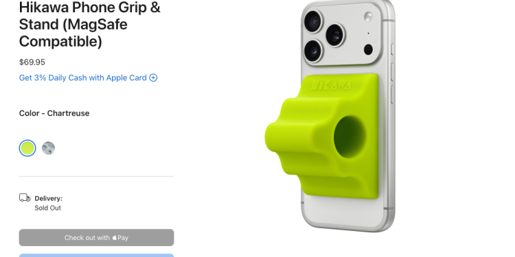 Apple Launches Limited Edition MagSafe iPhone Grip for People with Disabilities