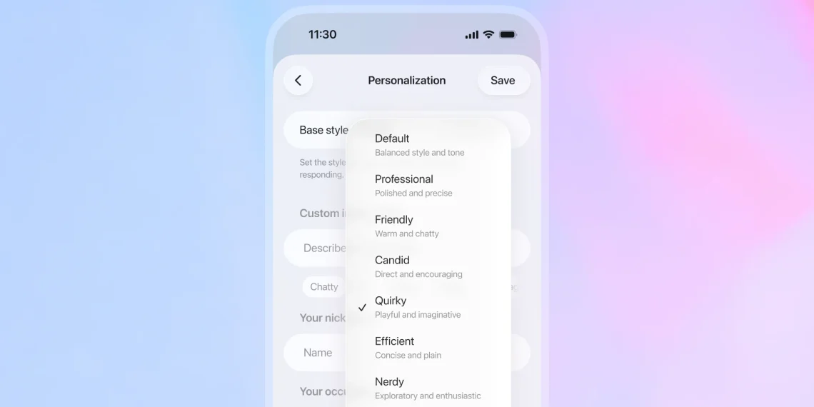 GPT-5.1 Launches with New AI Voices and Personality Controls