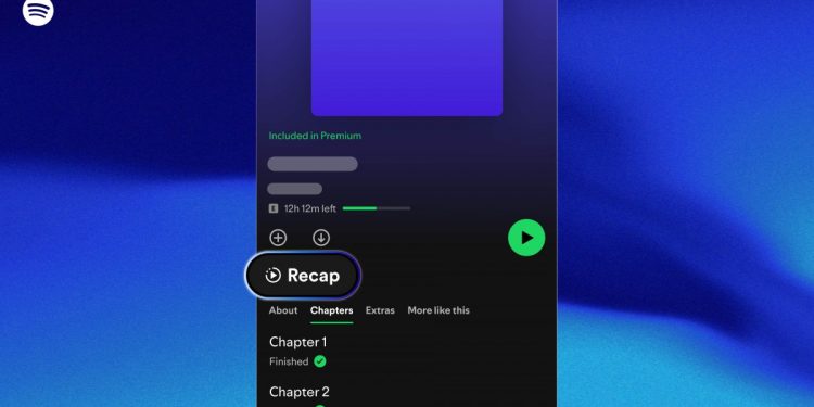 Spotify Tests AI Audiobook Recaps Feature for iOS Users
