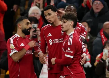 Salah assists Ekitike’s second as Liverpool beat Brighton.