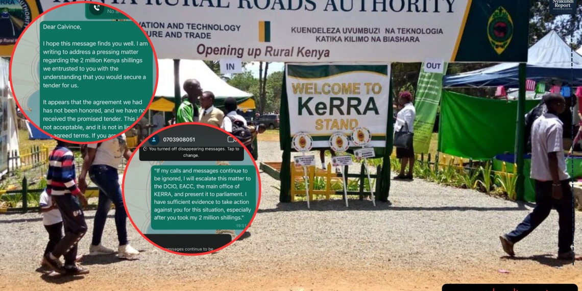 How KERRA Homa Bay Manager Calvince Thomas Conned Businessman of Ksh 2 Million and Vanished