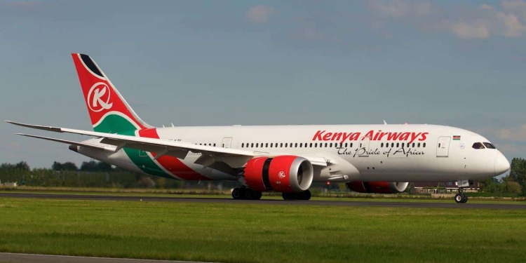 Kenya Airways plane. PHOTO/Courtesy.Kenya Airways plane. PHOTO/Courtesy.