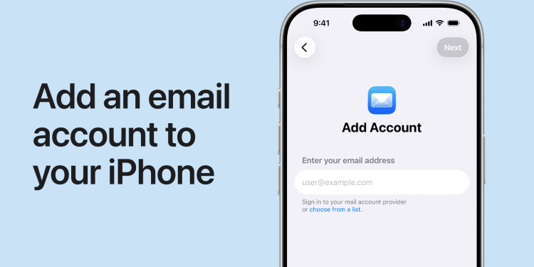 How to Add an Email Account to Your iPhone