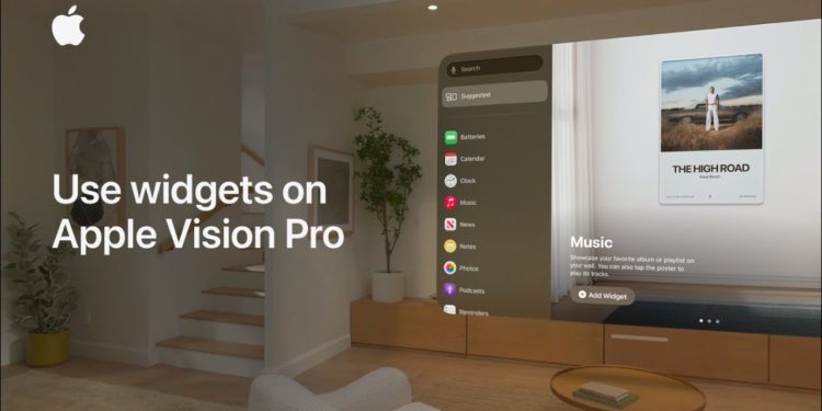 How to Use Widgets on Apple Vision Pro – Organize Your Virtual Environment
