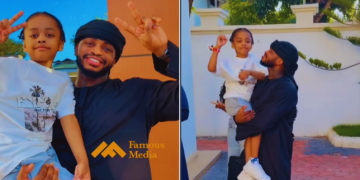 Tanasha Donna’s Son Naseeb Jnr Reunites with Diamond Platnumz at Wasafi HQ