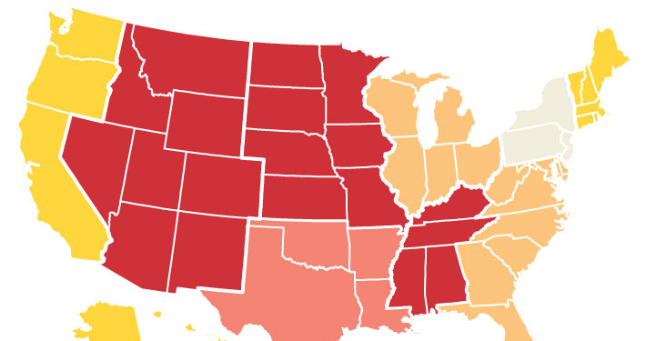 Where Inflation Has Risen the Most in the U.S. (2019–2025)