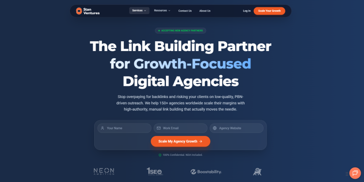Stan Ventures Review: Best Link Building Partner for Agencies