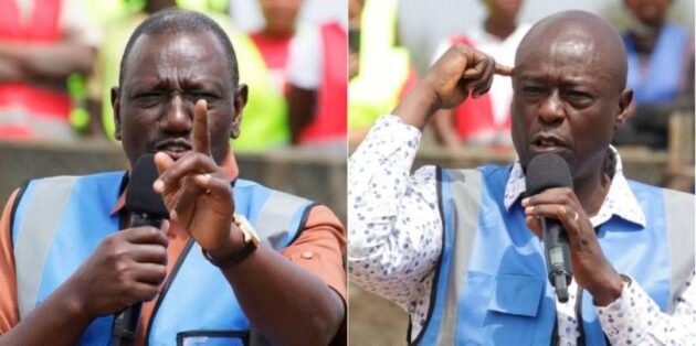 Ruto Gachagua Insults Escalate Public Clash