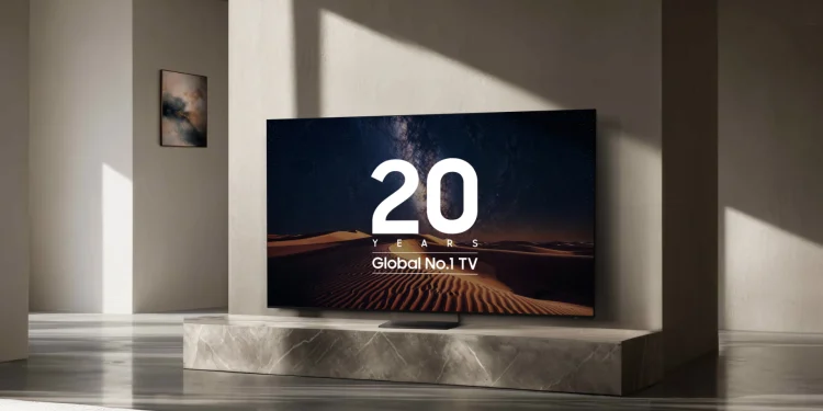 Samsung World’s Top TV Brand for 20 Years