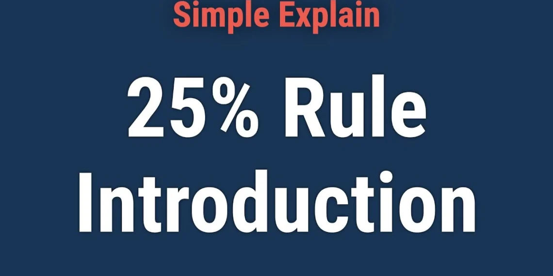 25% Rule Explained