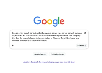 At the Google I/O 2026 conference, Google announced the biggest redesign of its iconic search box in over 25 years to build a search experience entirely around artificial intelligence. Driven by an upgraded Gemini AI model, the new search bar is dropping manual keyword matching in favor of conversational answers, predictive planning, and complex multi-step execution