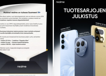 Realme Returns to Finland With New Smartphone Launches