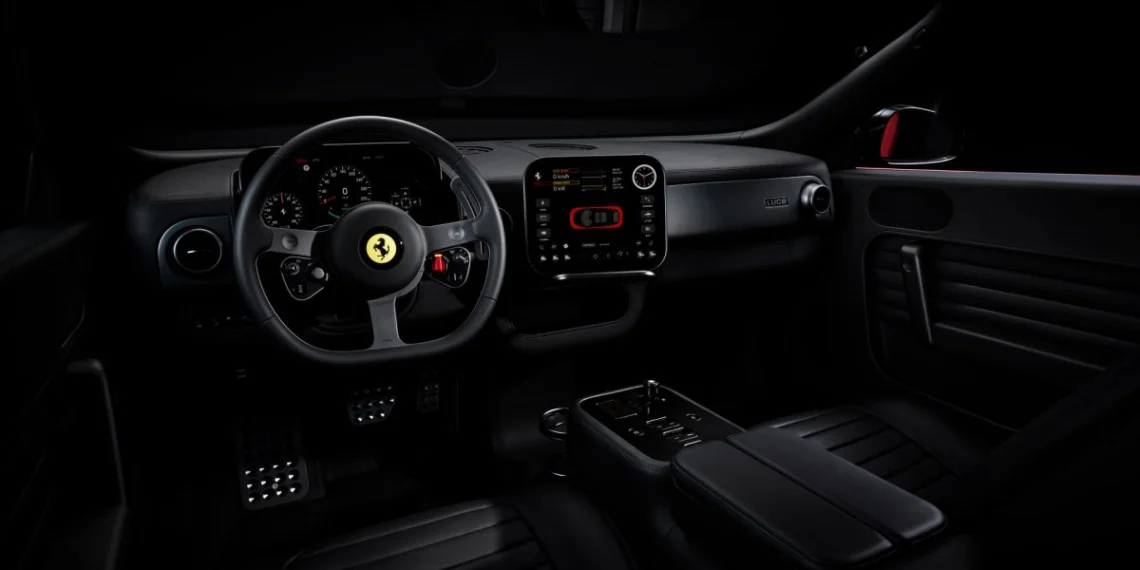 Ferrari Luce Uses Samsung OLED Cockpit Displays