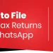 Filing KRA Returns Via WhatsApp in 7 Steps
