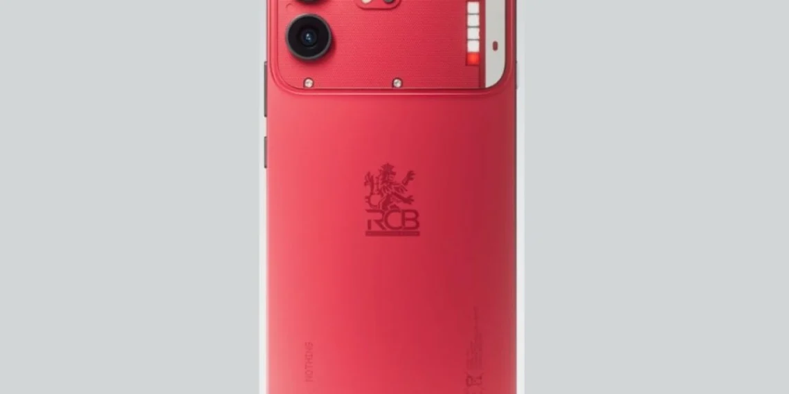 Nothing Phone (4b) RCB Edition Design Revealed Ahead of July 7 Launch