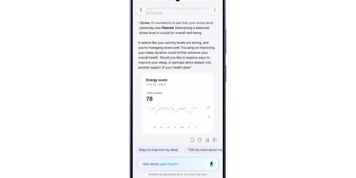 Samsung Launches AI Health Assistant in US Beta
